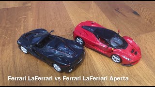 Bburago Ferrari LaFerrari vs Ferrari LaFerrari 1:24
