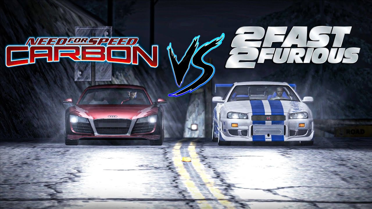 Brian O'Conner Nissan Skyline GTR R34 VS Darius Audi Le Mans | Need For Speed Carbon