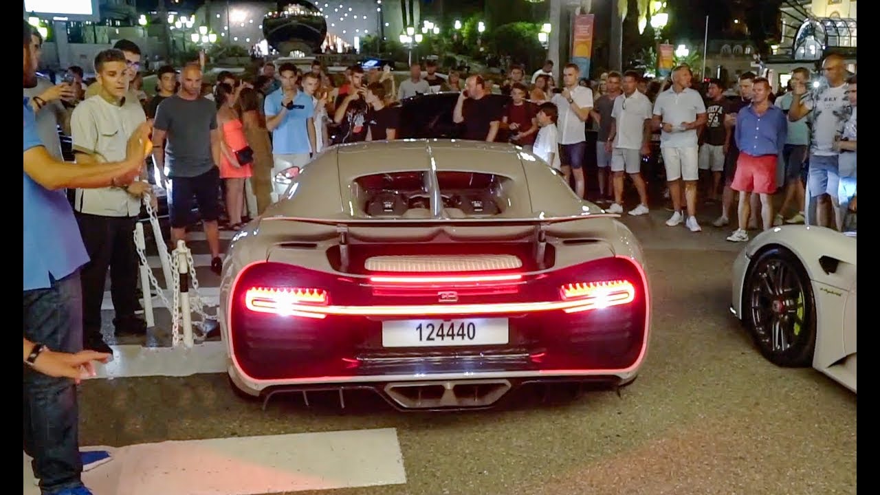 Bugatti Chiron x3, Veyron, Lamborghini Aventador x3, Porsche 918 – Monaco