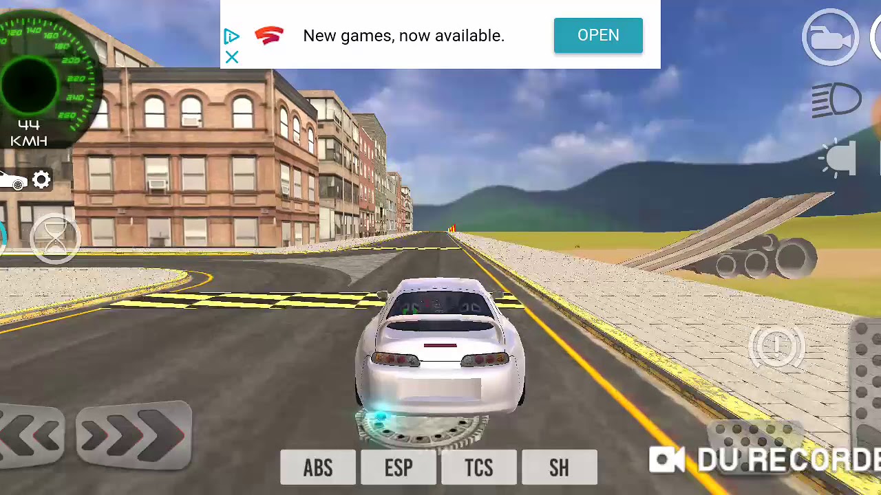Car simulator 2018 Toyota Supra (Mark IV) Test Drive