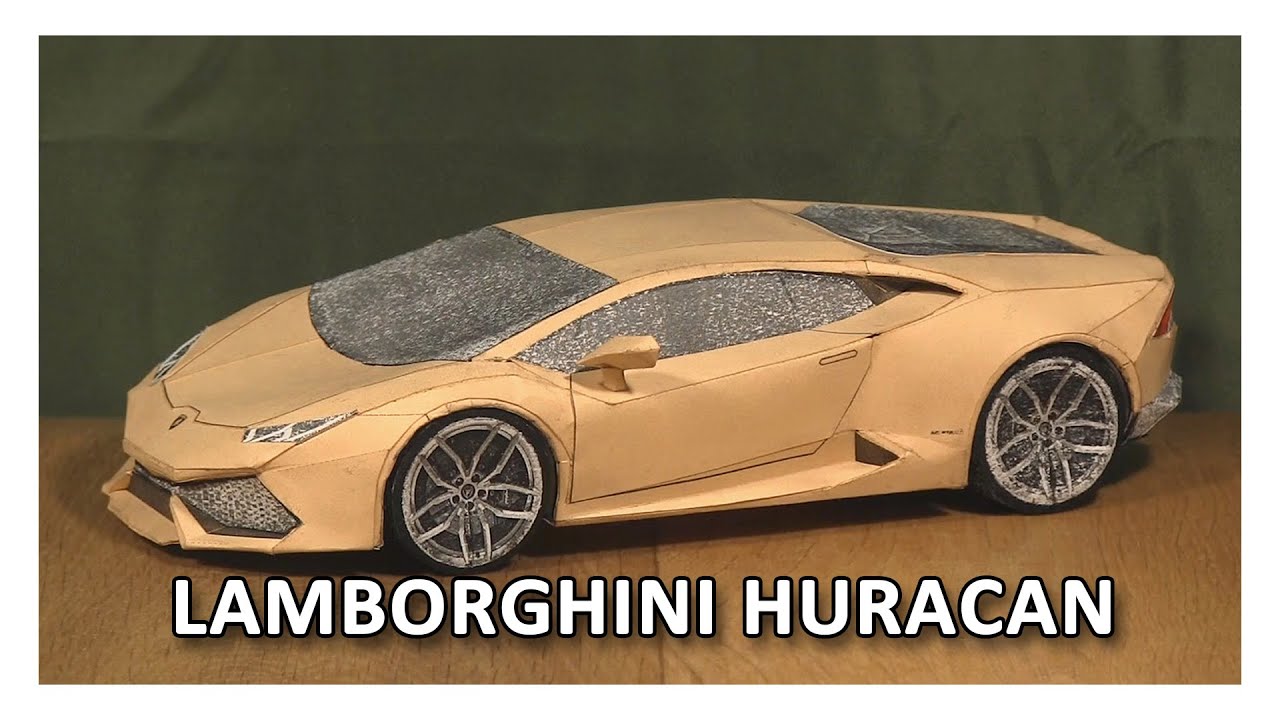 DIY Lamborghini Huracan LP610-4 Paper Model