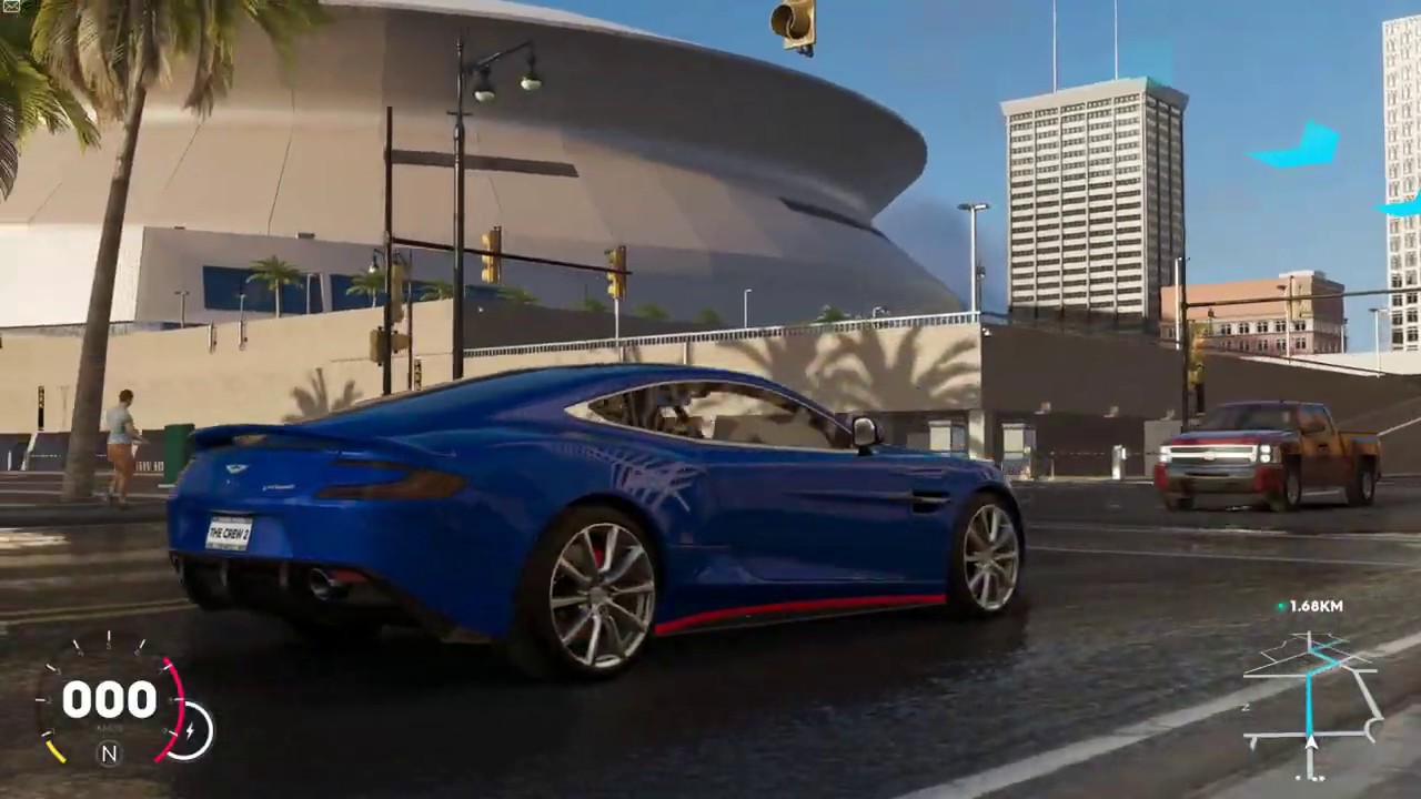 Dallas to New Orleans – Aston Martin Vanquish – The Crew 2