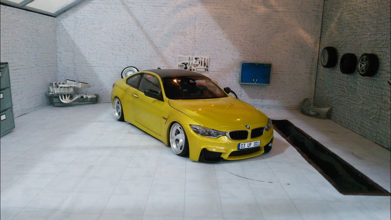 Diecast BMW M4 / Diorama Parçaları / Parts