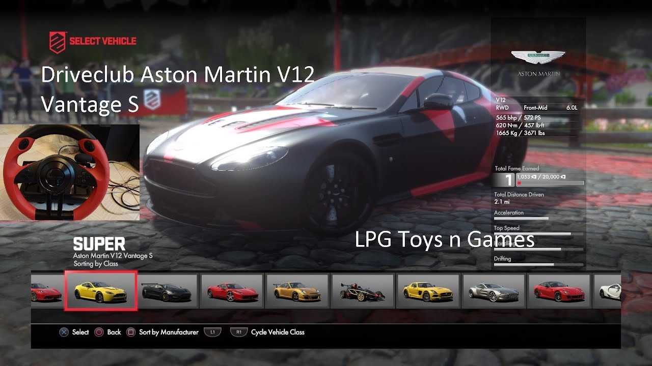 Driveclub Aston Martin V12 Vantage S Speedlink Trailblazer 2K HD