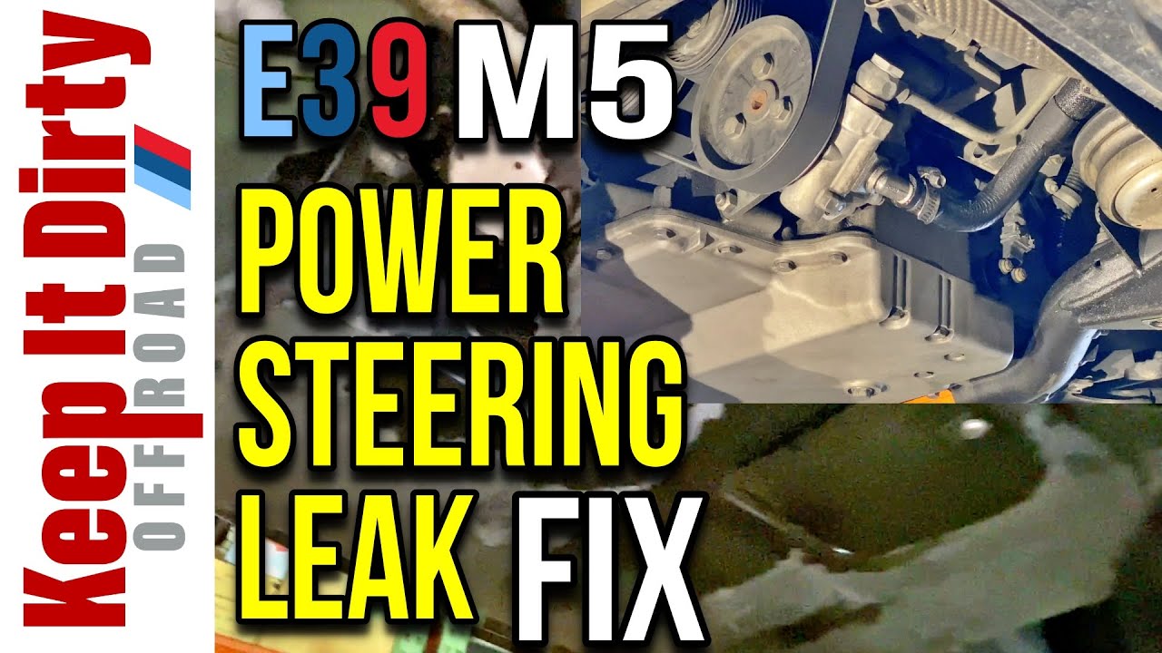 E39 M5 Power Steering pump leak fix