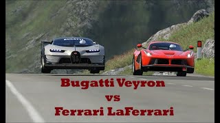 Ferrari LaFerrari Vs Bugatti Veyron Drag Race   Supercar Racing