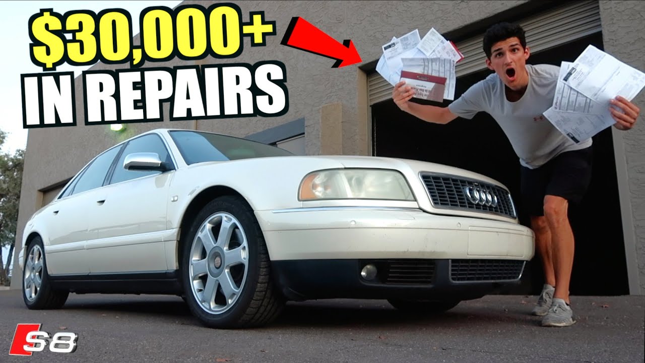 Finding $30,000+ Worth Of Service Records In My $725 Audi S8!!