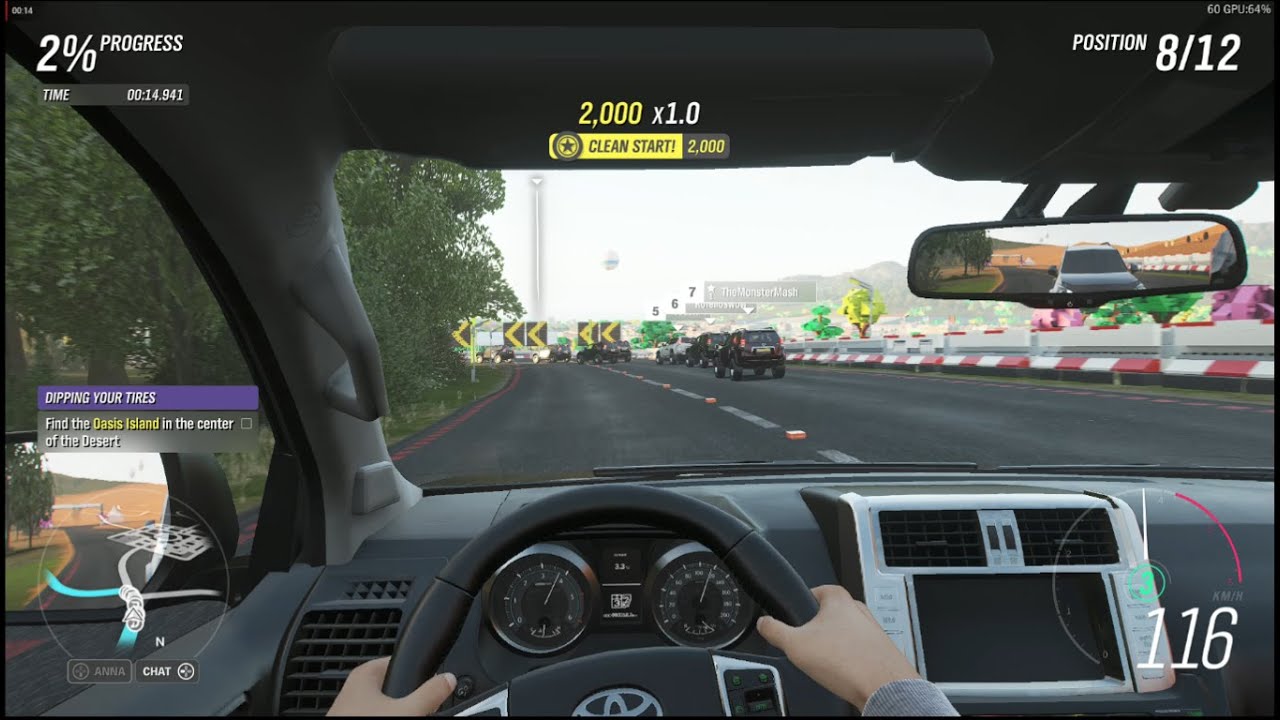 Forza Horizon 4 - ALL TOYOTA PRADO TX RACE | OFFROADING,STUNTS AND 0 TO 100 SPEED TEST OF PRADO TX