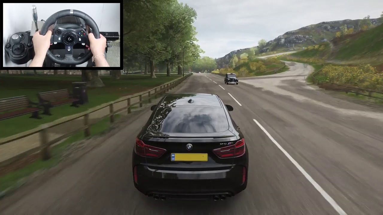 Forza Horizon 4 BMW X6 M Steering Wheel Gameplay