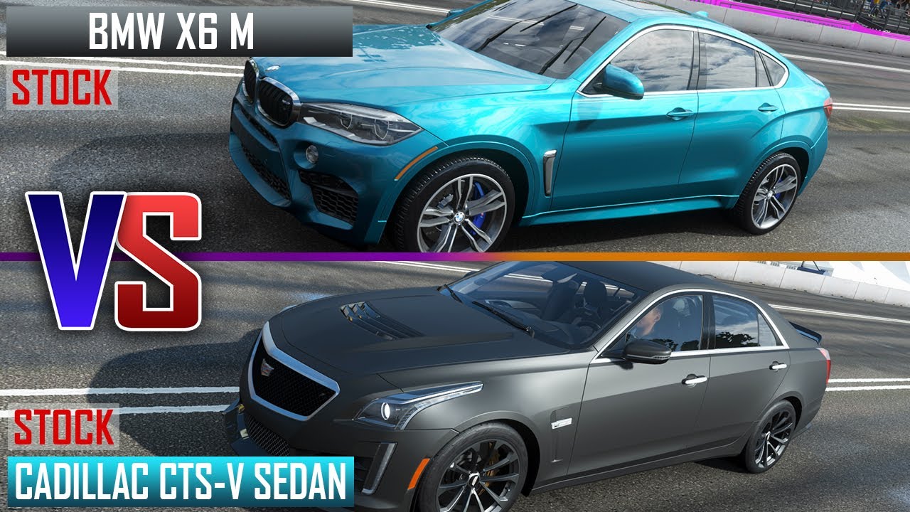 Forza Horizon 4 – BMW X6 M VS CADILLAC CTS-V SEDAN (Car Battle)