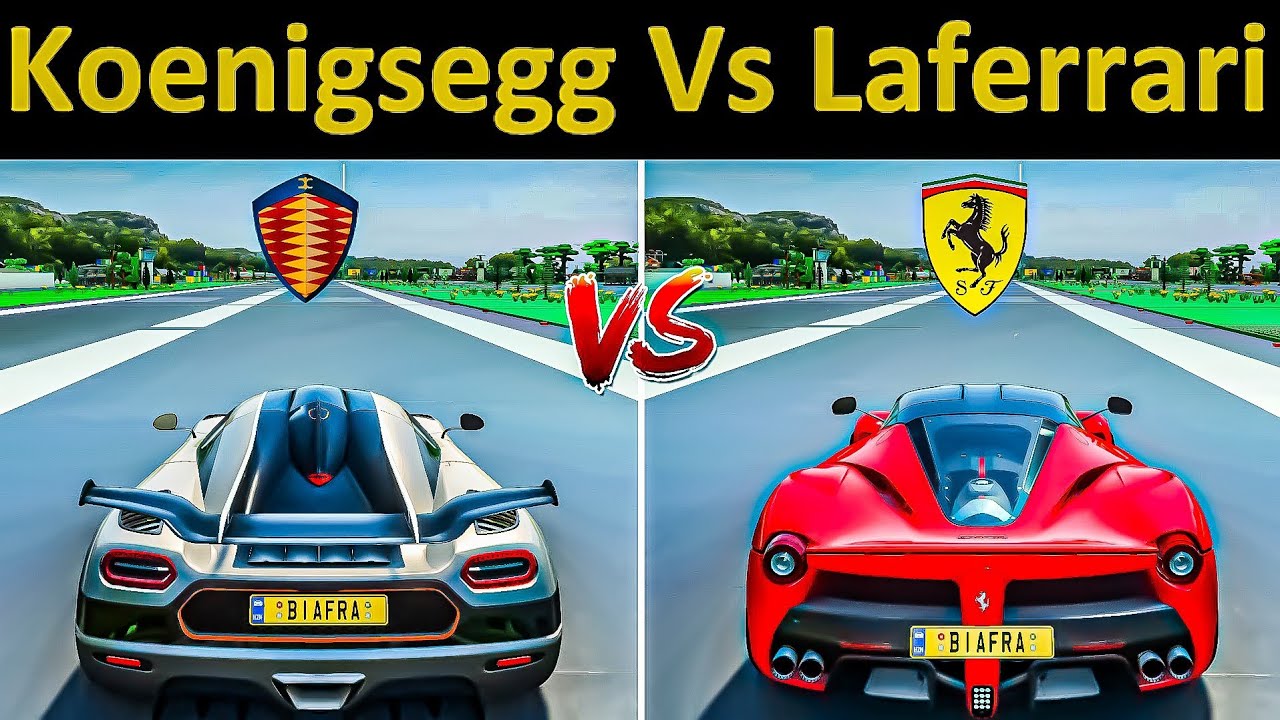 Forza Horizon 4 Drag Race: Koenigsegg One1 Vs Ferrari Laferrari