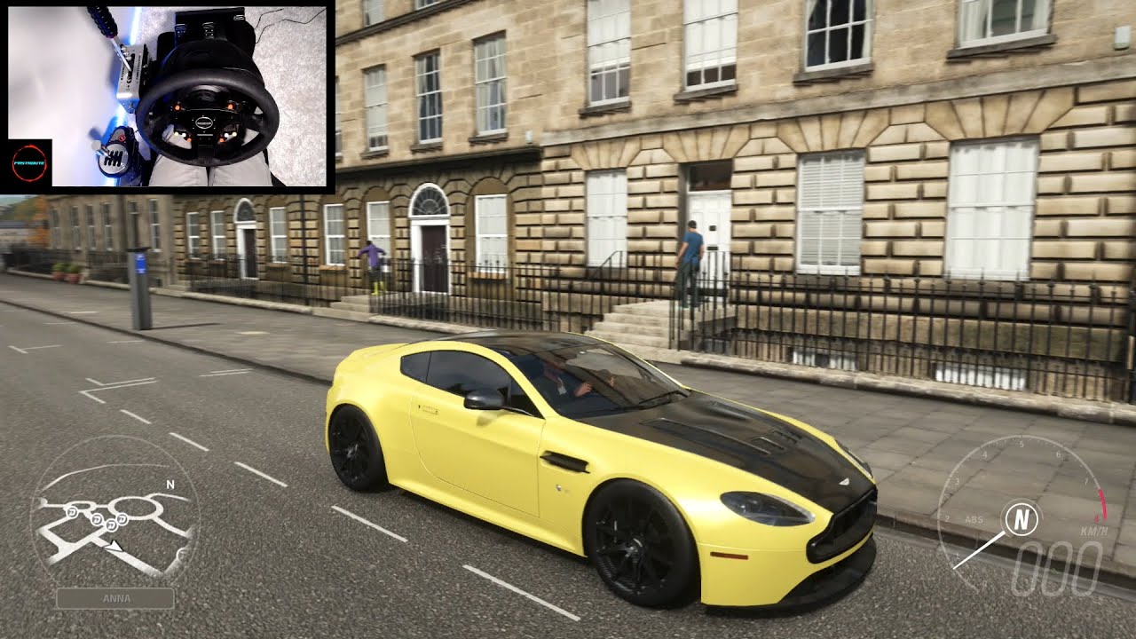 Forza Horizon 4 | V12 Vantage S Aston Martin 2013 | (Steering Wheel + Shifter + E Brake) Gameplay.