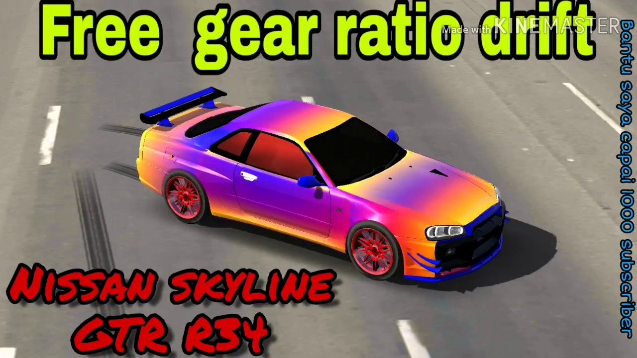 Free gear ratio drift Nissan skyline GTR R34 | car parking multiplayer Malaysia