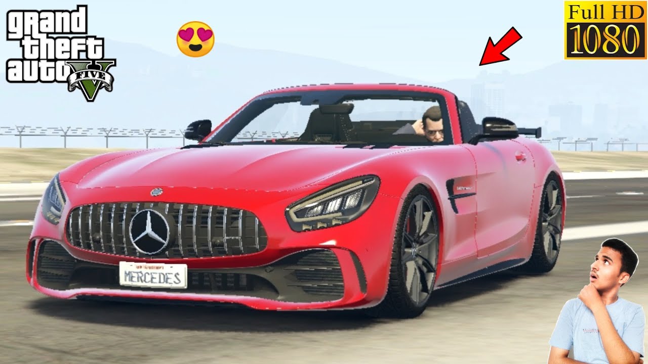 GTA 5 : HOW TO INSTALL MERCEDES BENZ AMG GT-R ROADSTER CAR MOD🔥🔥🔥