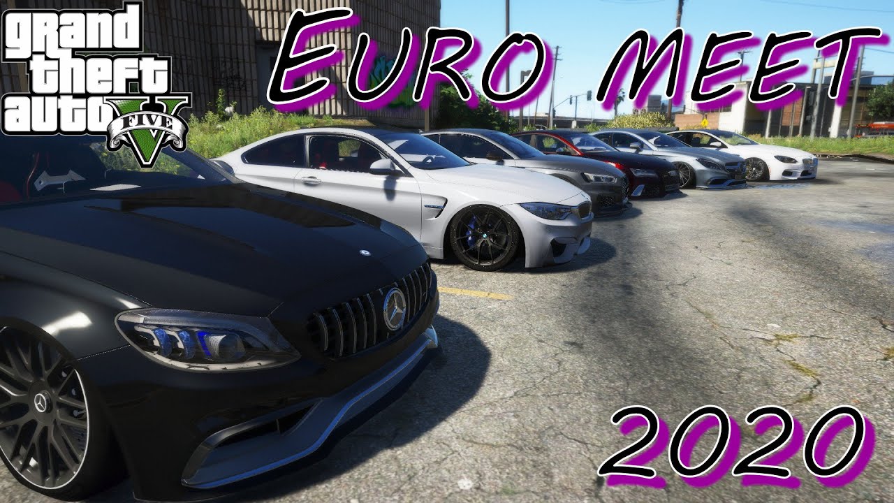 【GTA5】EURO CAR MEET 2020