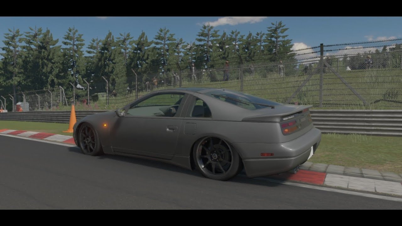 Gran Turismo GT Sport – driving a 700HP twin turbo nissan 300ZX on nordschleife Nurburgring 24