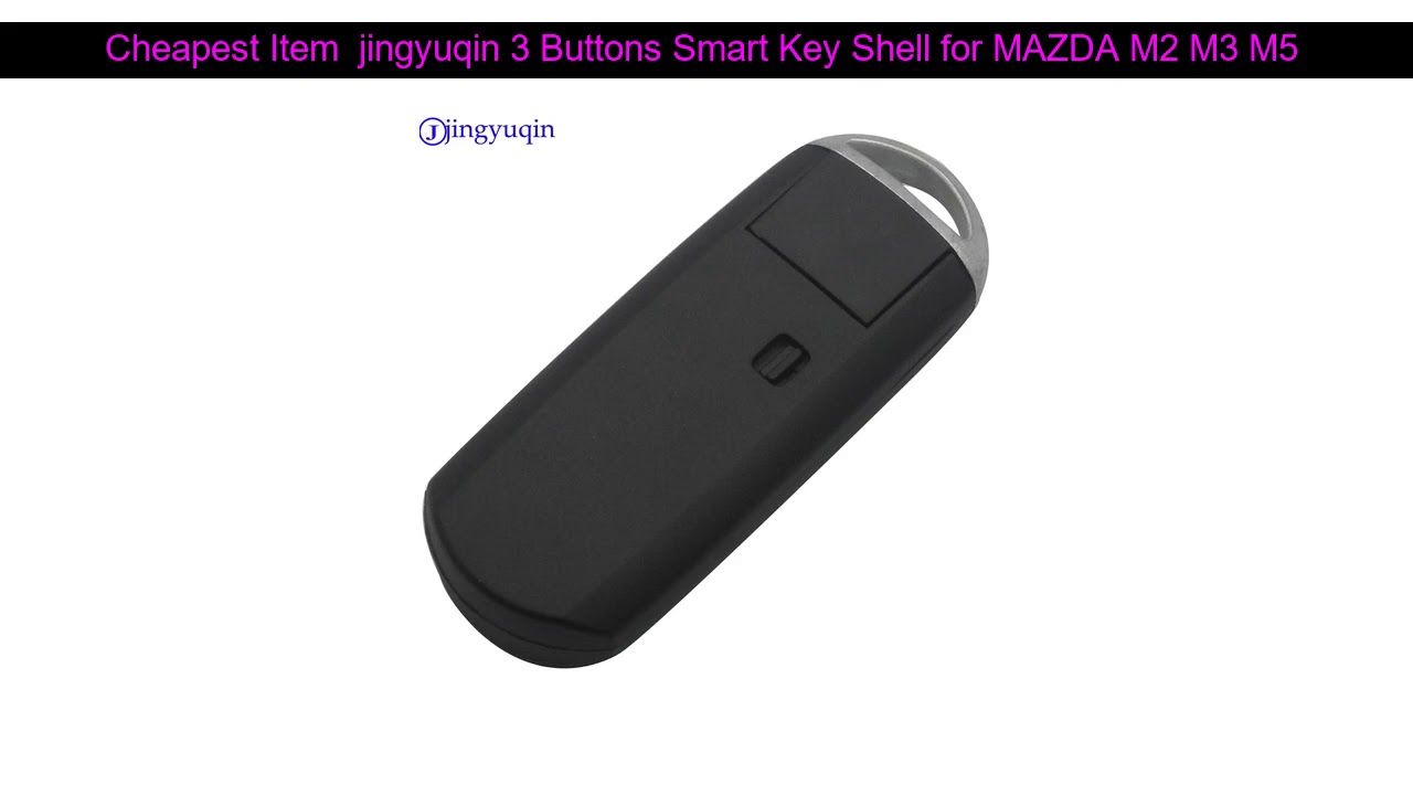 High Quality jingyuqin 3 Buttons Smart Key Shell for MAZDA M2 M3 M5 M6 CX-3 CX-5 Demio Axela Premac