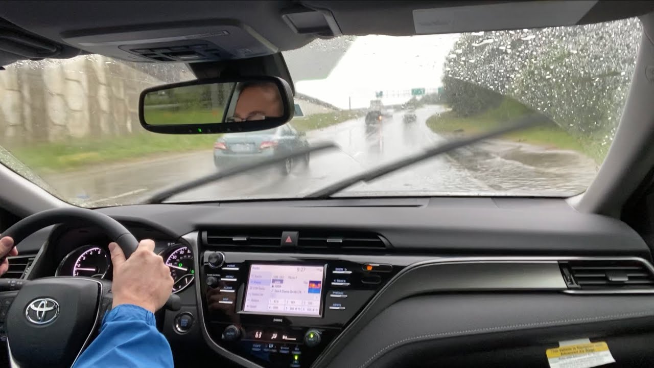 How does 2020 Camry AWD do in the Rain? A Camry SE AWD Test Drive