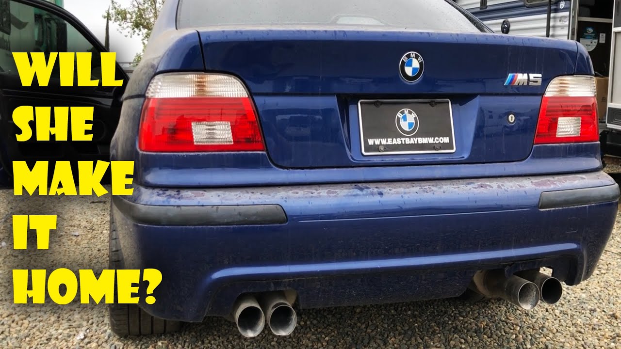 I Drive My BMW E39 M5 From COPART for the First Time!!