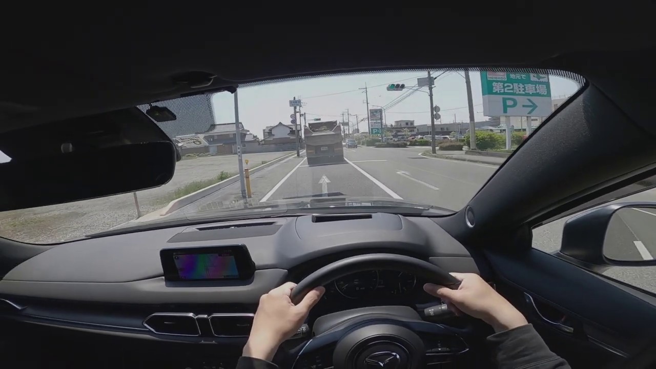 【JAPAN】Daytime Driving ダンプカー CX-8 軽バン 軽トラ 【MAZDA CX-5】田舎道をドライブ country