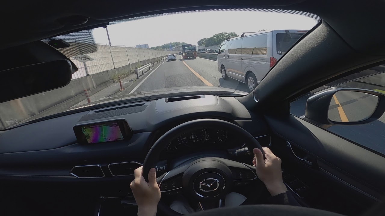 【JAPAN】Morning Driving OSAKA KYOTO HIACE DEMIO【MAZDA CX-5】