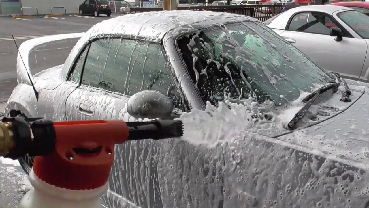 【コペン L880K】　フォームガンを使って洗車