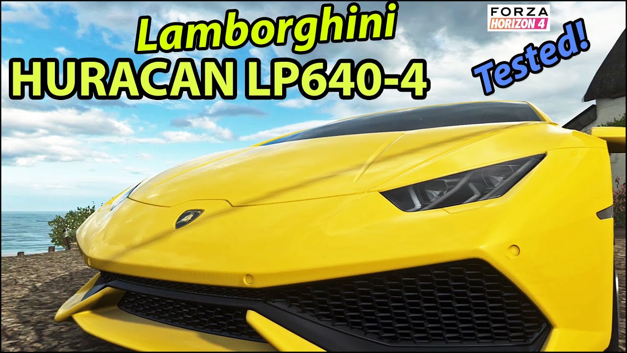 LAMBORGHINI Huracan LP610-4 2014 | Drive around, Drag, TIME ATTACK | Forza Horizon 4