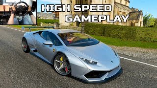 Lamborghini Huracan – Forza Horizon 4 – Thrustmaster TMX Gameplay