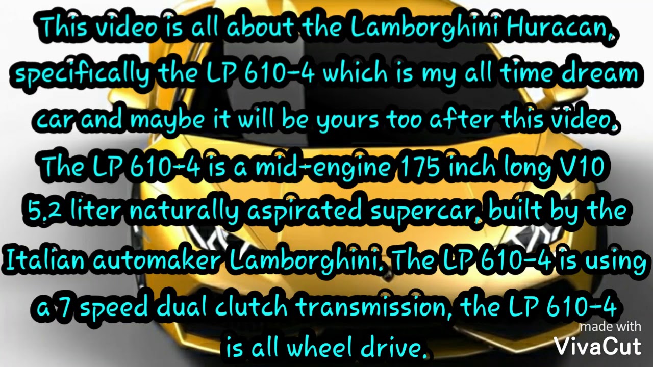 Lamborghini Huracan LP 610-4 |Everything you need to know!|