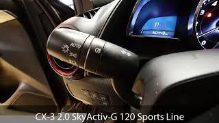 Mazda CX-3 2.0 SkyActiv-G 120 Sports Line Automaat, Camera, PDC voor, Head-Up, Trekhaak, Leder, Scha