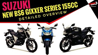 NEW SUZUKI BS6 GIXXER AND GIXXER SF 155 || COMPLETE DETAILED OVERVIEW