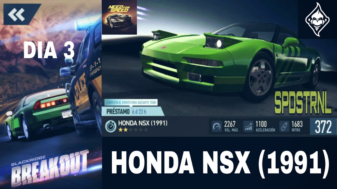 NFS No Limits | Breakout – Honda NSX (1991) – Día 3