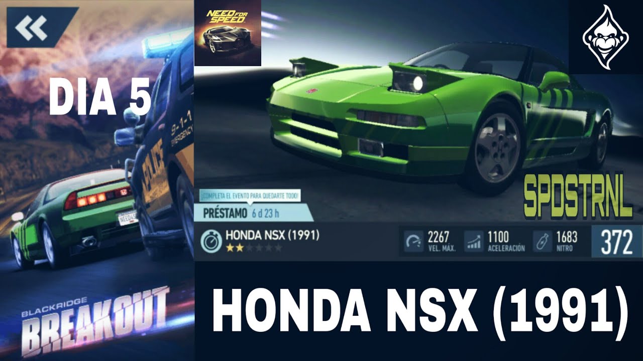 NFS No Limits | Breakout – Honda NSX (1991) – Dia  5