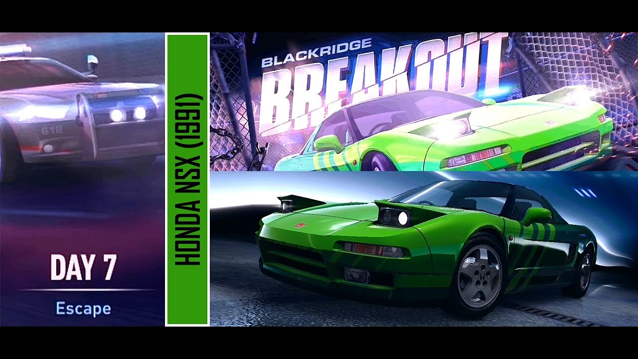 Need For Speed No Limits (Mobile) – Honda NSX (1991) | Blackridge Breakout – Day 7 – Escape