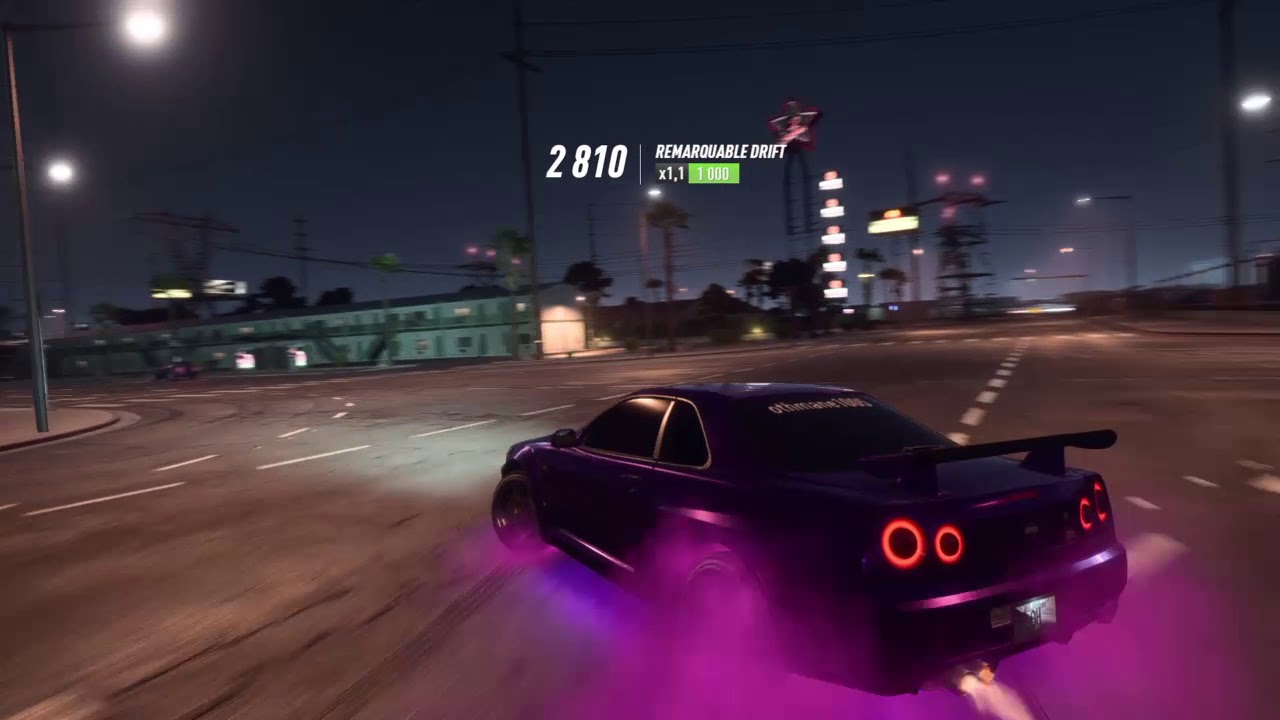 Need for Speed™ Nissan GT-R  r34 drifting  (the ghost)