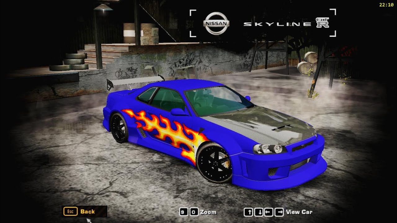 Nissan Skyline GTR R34 – TOP Speed – All Modification – Need for speed Most Wanted