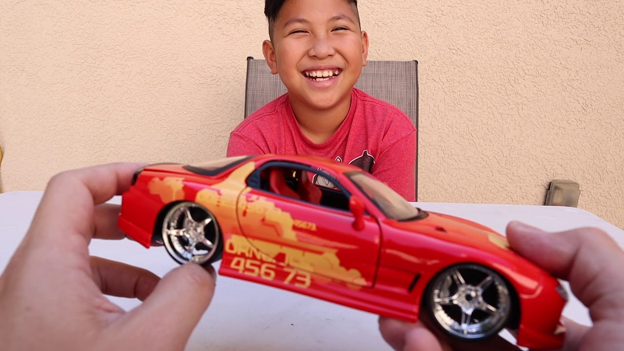 Orange Julius’ Mazda RX-7 – Jada Toys 1:24 – 2 Fast 2 Furious Toy Unboxing – Fast & Furious Cars