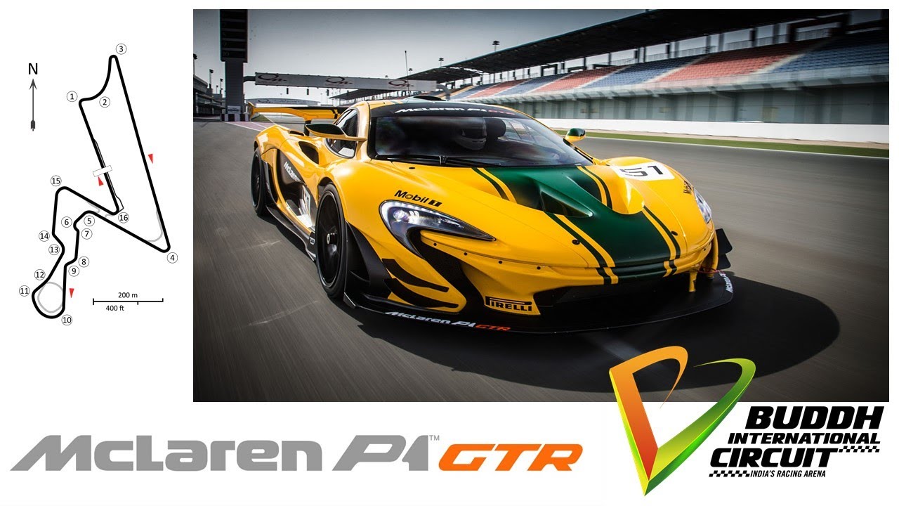 P1 GTR takes on the Porsche 918 Spyder at the Buddh International Circuit