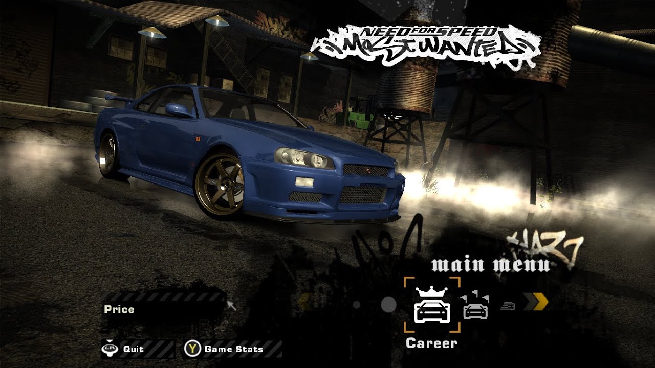 Pro Modded Nissan Skyline R34 GT-R Driving on Need for Speed™ Most Wanted Redux V2
