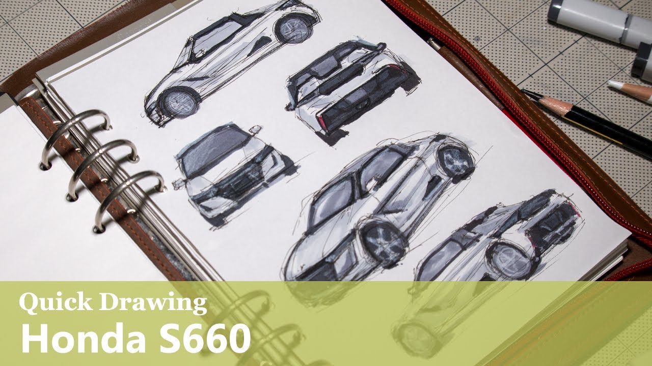 Quick Drawing:  Honda S660
