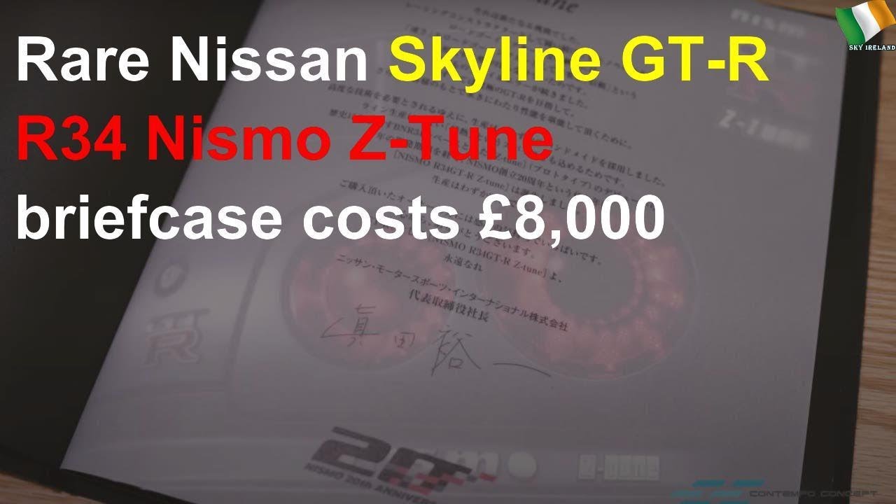 Rare Nissan Skyline GT-R R34 Nismo Z-Tune briefcase costs £8,000