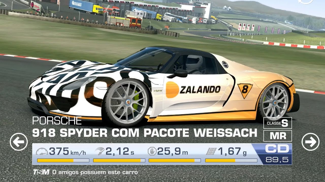 Real Racing 3 – Porsche 918 Spiderman Com Pacote Weissach – PaintsRR3 customization