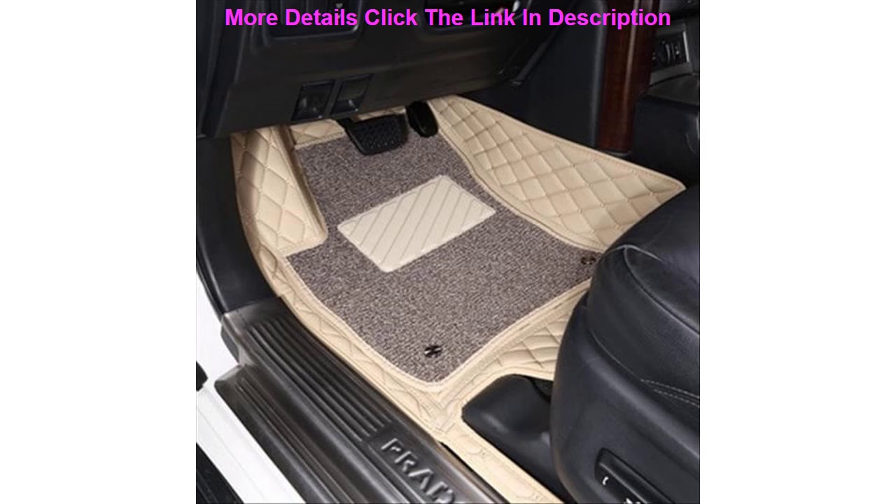 Special leather car floor mats for bmw X3 X4 X5 X1 X6 I3 5 2 3 1 4 6 7 5GT 3GT Z4 M3 525i auto foo