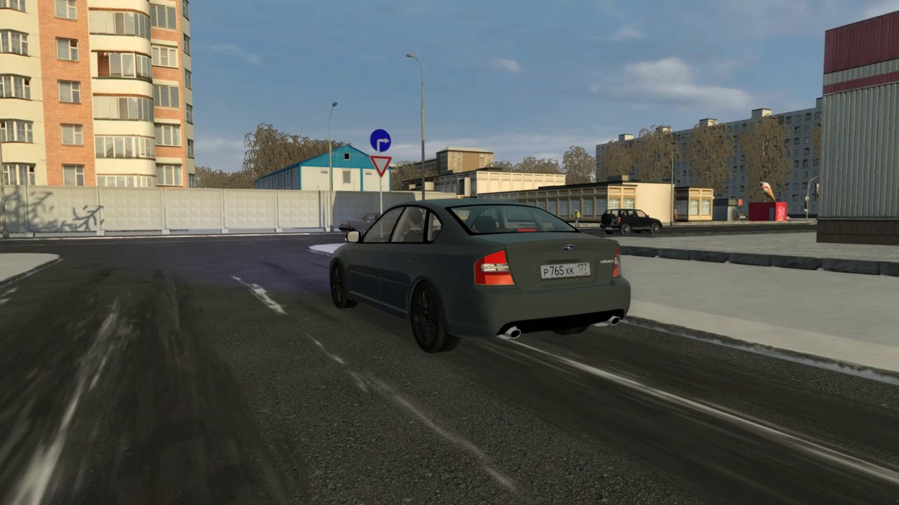 Subaru Legacy B4 2.0 GT 2005 | City Car Driving | Normal Driving
