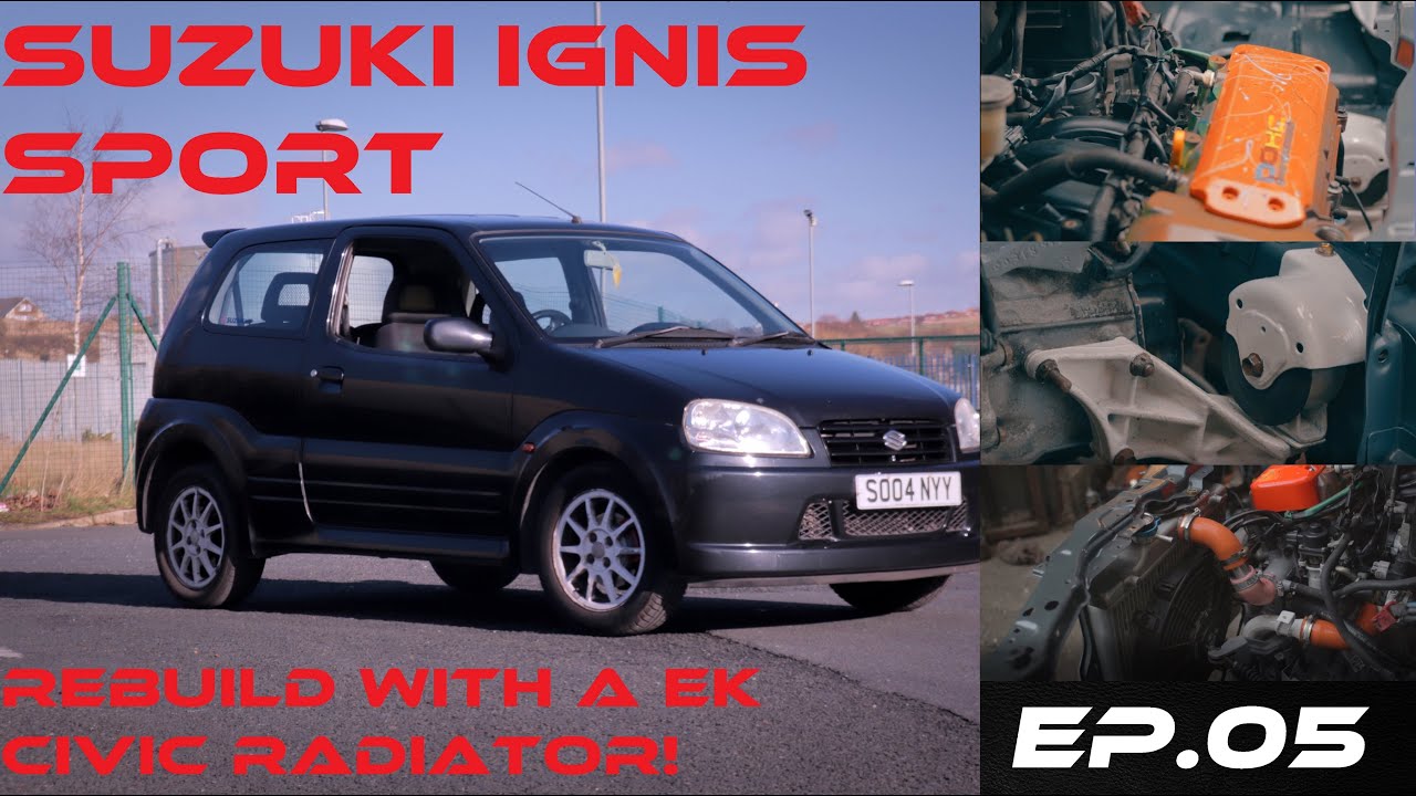 Suzuki Ignis Rebuild EP.05 EK CIVIC RADIATOR, POLY ENGINE MOUNTS