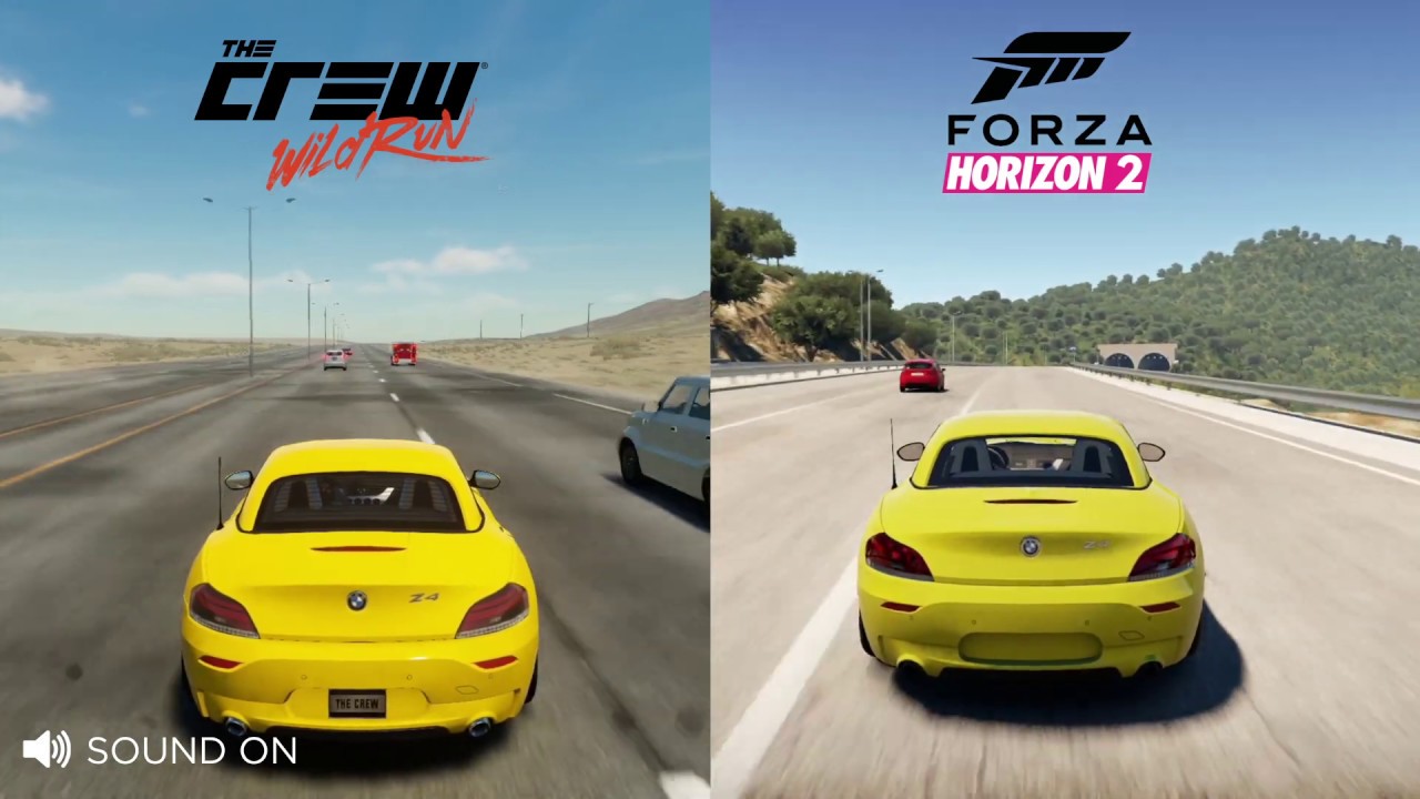The Crew: Wild Run vs Forza Horizon 2 | BMW Z4 sDrive35is Comparison