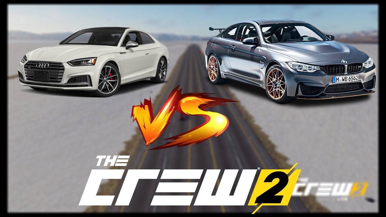 The Crew2: Audi RS5 Coupe Vs a BMW M4 GTS (GamePlay)..