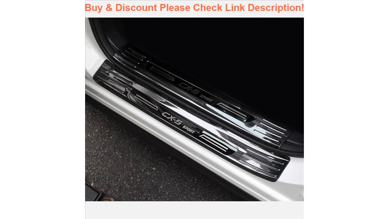 Top For Mazda cx-5 threshold bar welcome pedal second generation CX5 modified decorative strip foot