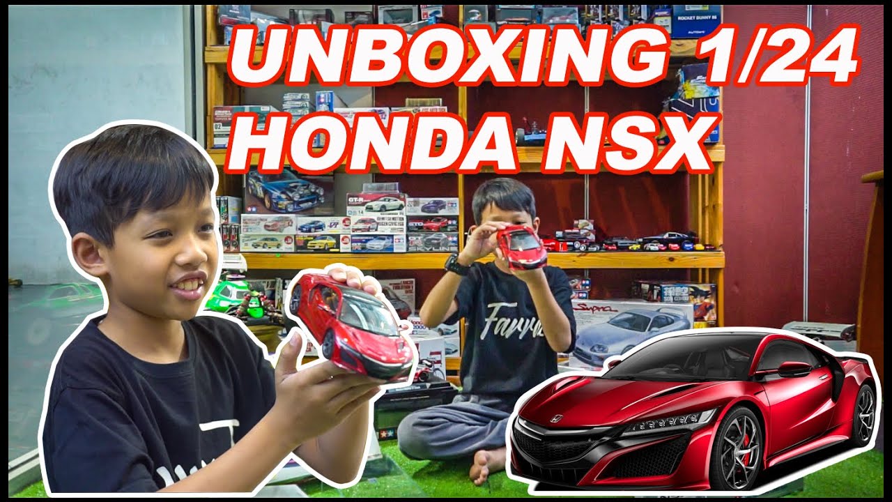 UNBOXING & REVIEW 1/24 HONDA NSX WITH AUTOBOT