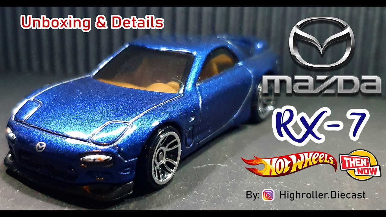 Unboxing & Details 1995 Mazda RX-7 by Hot Wheels!!